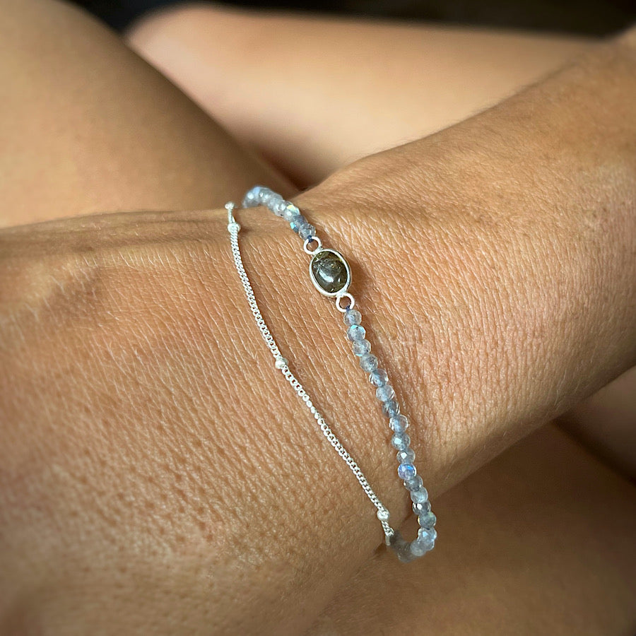 Amazon.com: Aquamarine Bracelet, Aquamarine Jewelry, Something Blue, March  Birthstone, Gemstone Bracelet 3mm by Gemswholesale : Clothing, Shoes &  Jewelry