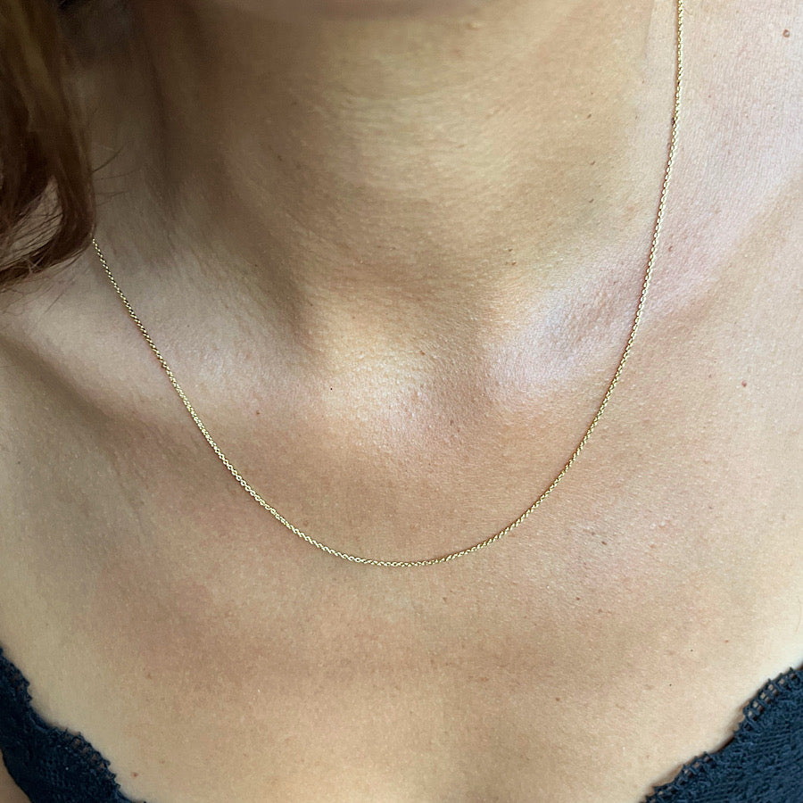 Gold plated chain necklace, Freshwater Pearls