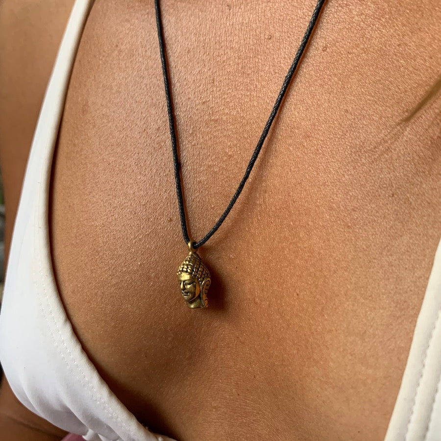 Buddha Brass Pendant necklace