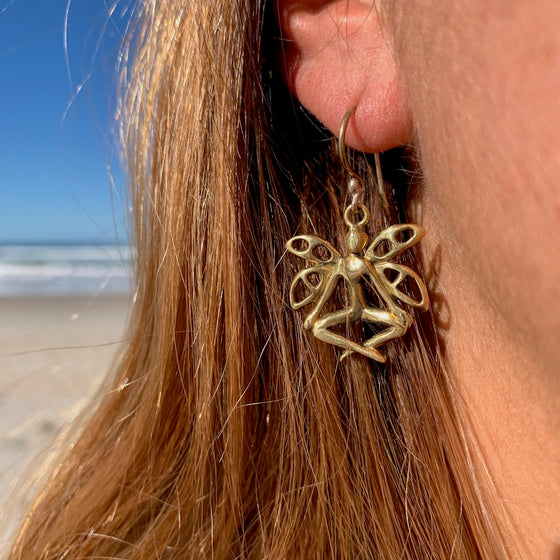 YOGA FAIRY Brass earrings