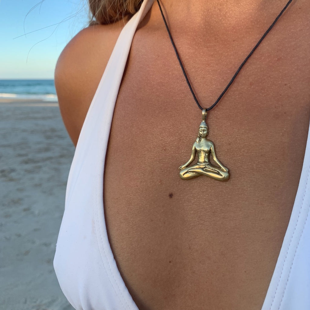 Yogini Brass Pendant yoga jewellery Necklace