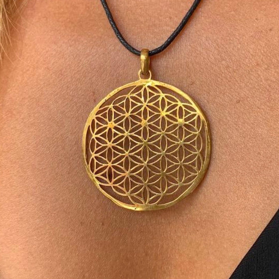 Buy Kundalini Necklace, Spiritual Jewelry, Sacred Geometry, Flower of Life  Jewelry, Abalone Necklace, Priestess Necklace, Chakra Online in India 