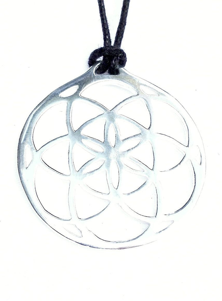 Seed of Life Silver Pendant sacred geometry necklace