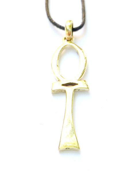 Ankh Brass Pendant necklace