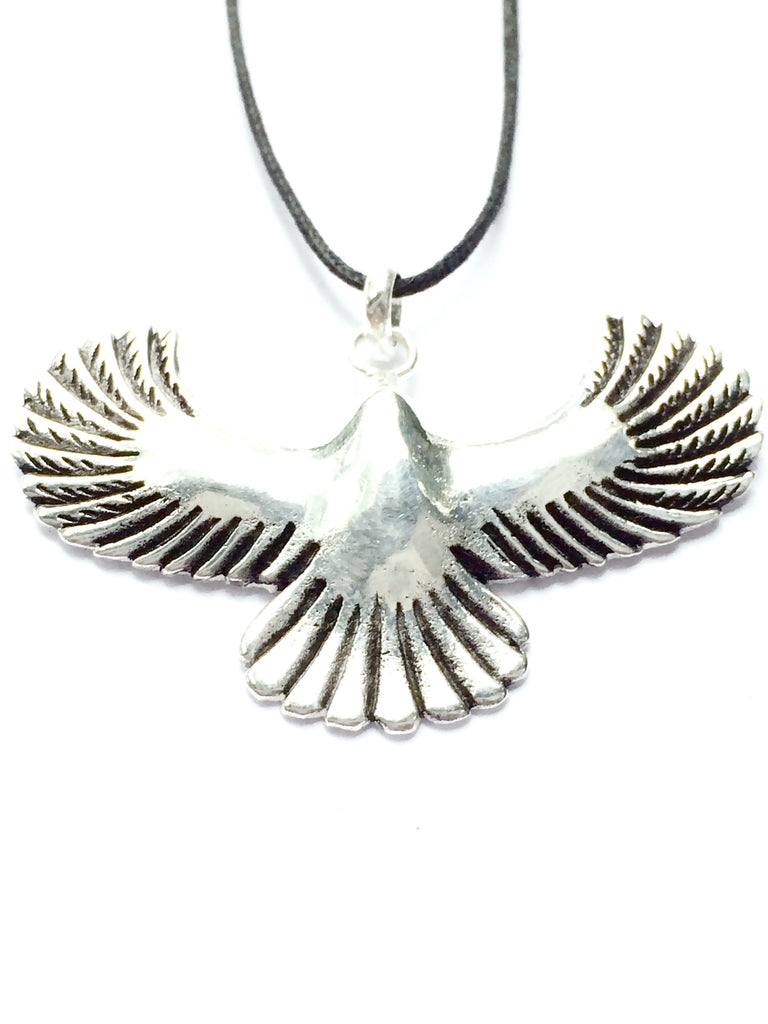 Eagle Silver Pendant Necklace