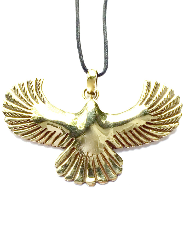 Eagle necklace Brass Pendant
