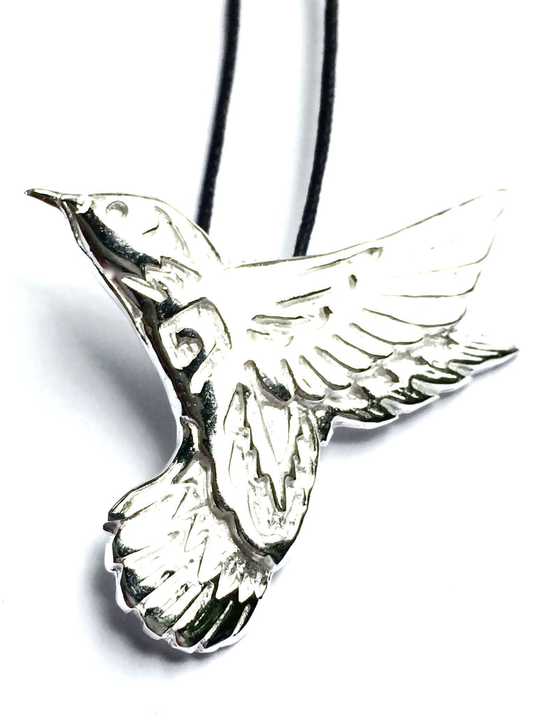 Hummingbird Silver Pendant necklace