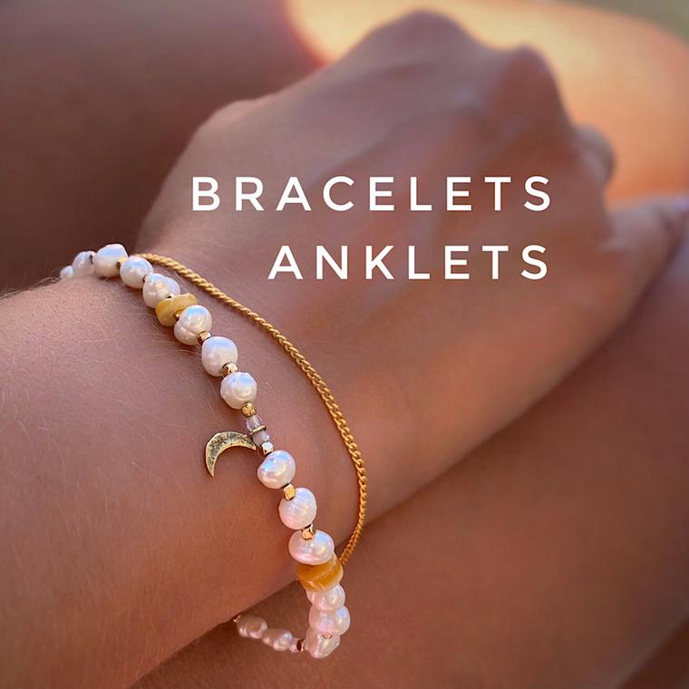Gemstone Bracelets & Anklets